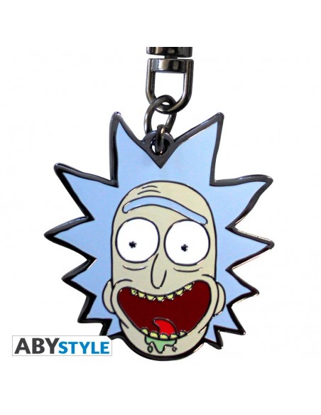 Llavero metálico Rick - Rick and Morty