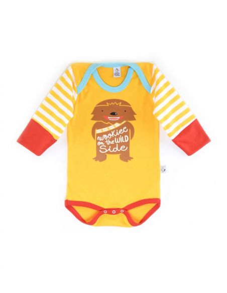 Body Star Chewie... Manga Larga - Star Wars