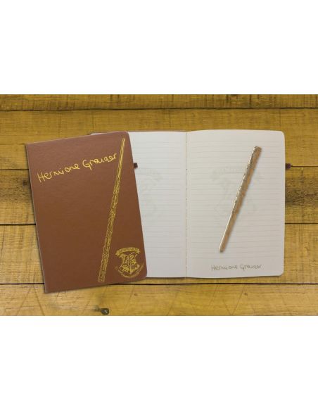 Libreta y bolígrafo Varita Hermione Granger - Harry Potter