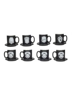 Set de 4 tazas Espresso casas Hogwarts - Edición limitada - Harry Potter