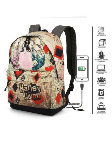 Mochila Harley Quinn - Escuadrón Suicida - DC Comics Mochila Harley Quinn - Escuadrón Suicida - DC Comics