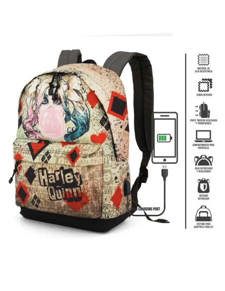 Mochila Harley Quinn - Escuadrón Suicida - DC Comics Mochila Harley Quinn - Escuadrón Suicida - DC Comics