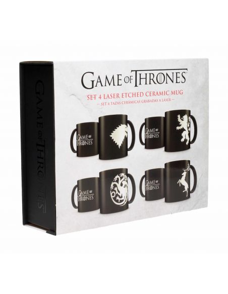 Set 4 tazas Juego de Tronos - Edición Limitada