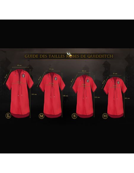 Uniforme de Quidditch Gryffindor - Harry Potter