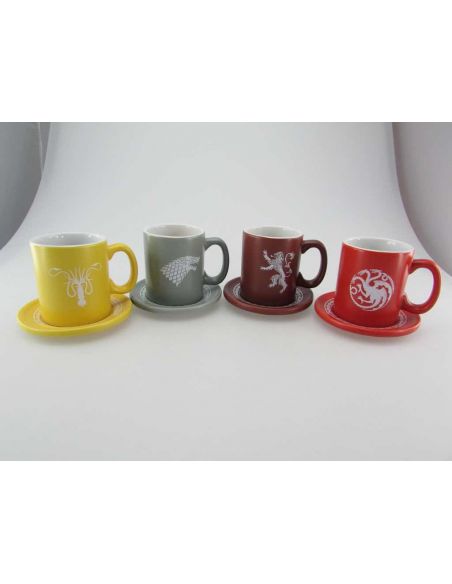 Set de 4 tazas Expreso de Juego de Tronos