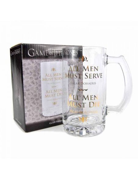 Jarra de cerveza Valar Dohaeris / Valar Morghulis - Juego de Tronos