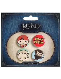 Pack 4 Chapas Cutie 2 - Harry Potter