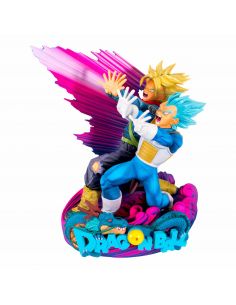 Figura de Vegeta y Trunks 18 cm -  Super Master Star Diorama - Dragon Ball