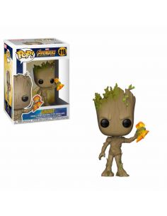 FUNKO POP! Groot con Stormbreaker 416 - Guardianes de la Galaxia - Marvel 2
