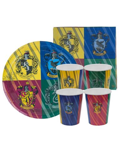 Pack de cumpleaños casas Hogwarts - Harry Potter