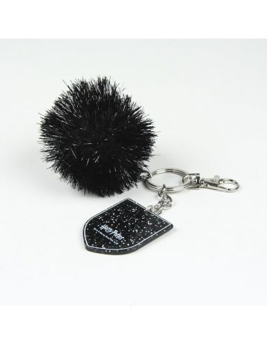 Llavero escudo Hogwarts con Pompón - Harry Potter