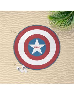 Toalla redonda Capitán América - Marvel 2