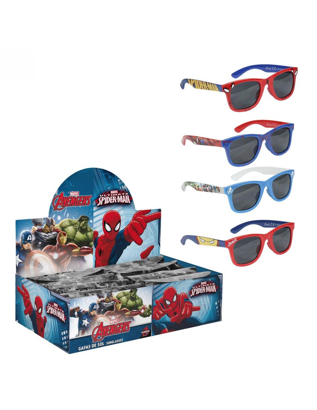 Guizmax Gafas de Sol Spiderman Disney Niño Verano 