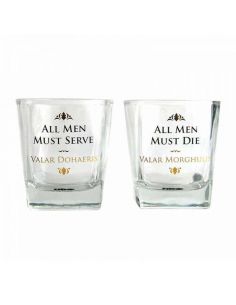 Pack de 2 Vasos Valar Dohaeris / Valar Morghulis - Juego de Tronos