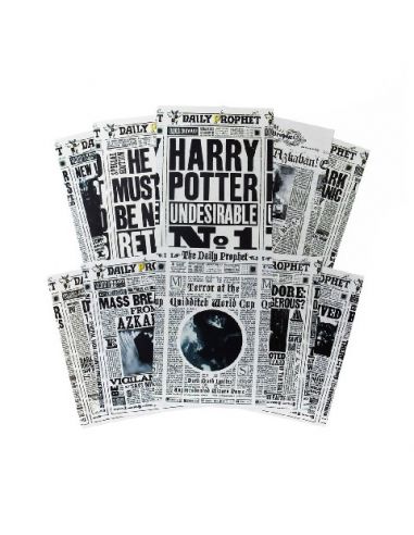 Lote 20 postales The Daily Prophet - Harry Potter