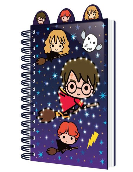 Libreta con luz A5 Chibi Characters - Harry Potter