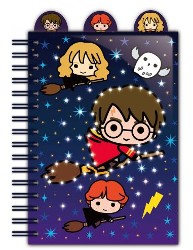 Libreta con luz A5 Chibi Characters - Harry Potter