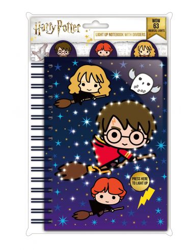 Libreta con luz A5 Chibi Characters - Harry Potter