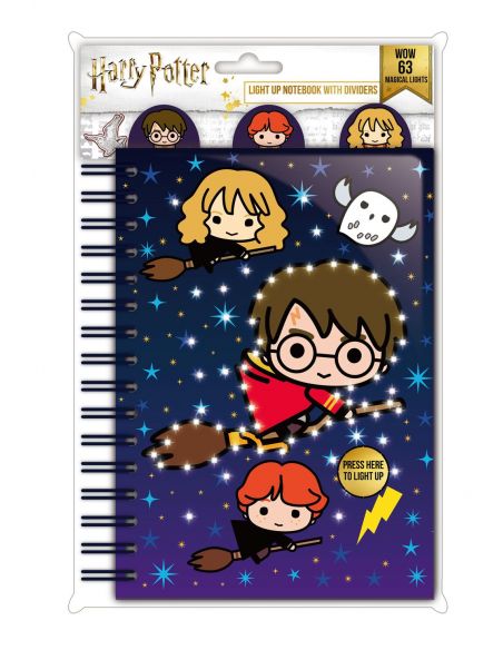 Libreta con luz A5 Chibi Characters - Harry Potter
