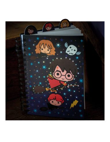 Libreta con luz A5 Chibi Characters - Harry Potter