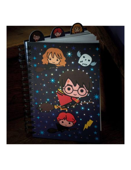 Libreta con luz A5 Chibi Characters - Harry Potter