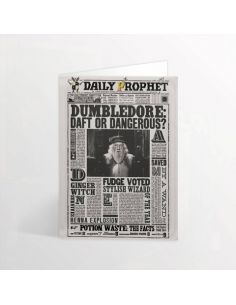 Tarjeta lenticular Dumbledore The Daily Prophet - Harry Potter
