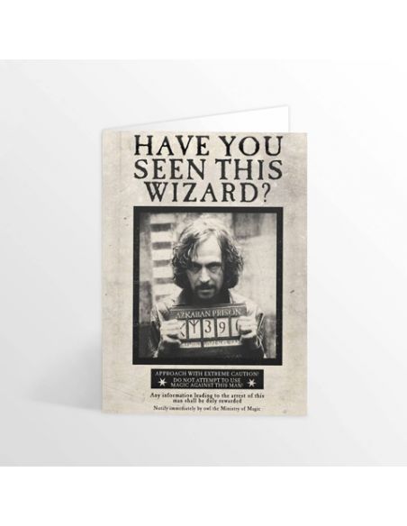 Tarjeta lenticular Sirius Black - Harry Potter