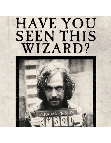 Tarjeta lenticular Sirius Black - Harry Potter