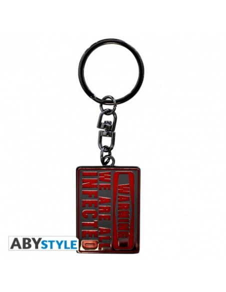 Llavero Warning - The Walking Dead