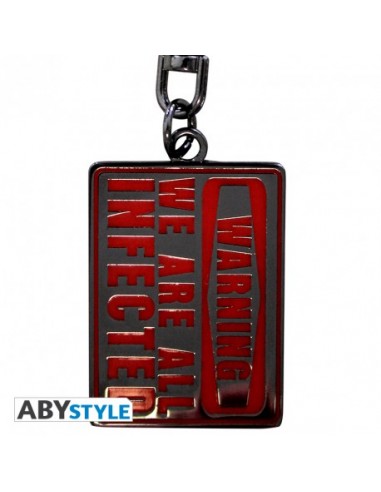 Llavero Warning - The Walking Dead