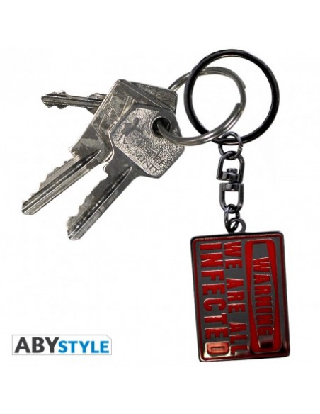 Llavero Warning - The Walking Dead