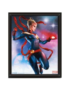 Cuadro Capitana Marvel - Lenticular - Marvel