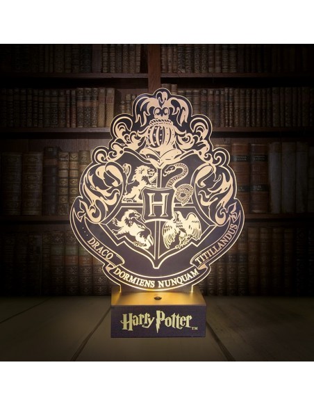 Lámpara escudo Hogwarts - Harry Potter
