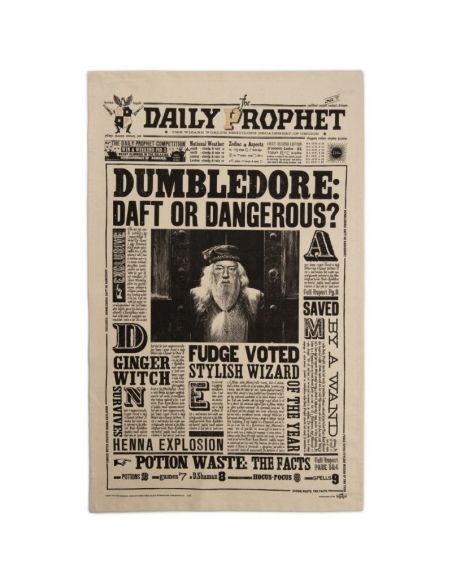 Paño de cocina Portada el Profeta Dumbledore - Harry Potter