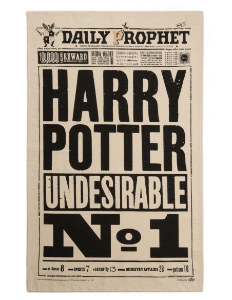 Paño de cocina Portada el Profeta Indeseable nº1 - Harry Potter