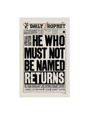 Paño de cocina Portada El Regreso del Innombrable - Harry Potter